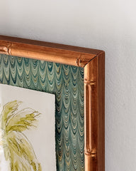Chartreuse Toile Palm No. 1