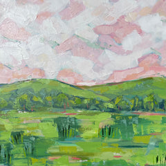 Pink Skies and Fields