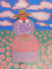 Gullah Girl in Felt Hat