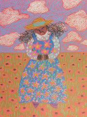 Gullah Girl in Straw Hat