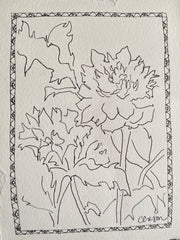 Pen and Ink Flower No. 1