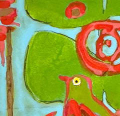 Pink Pomelo Birds