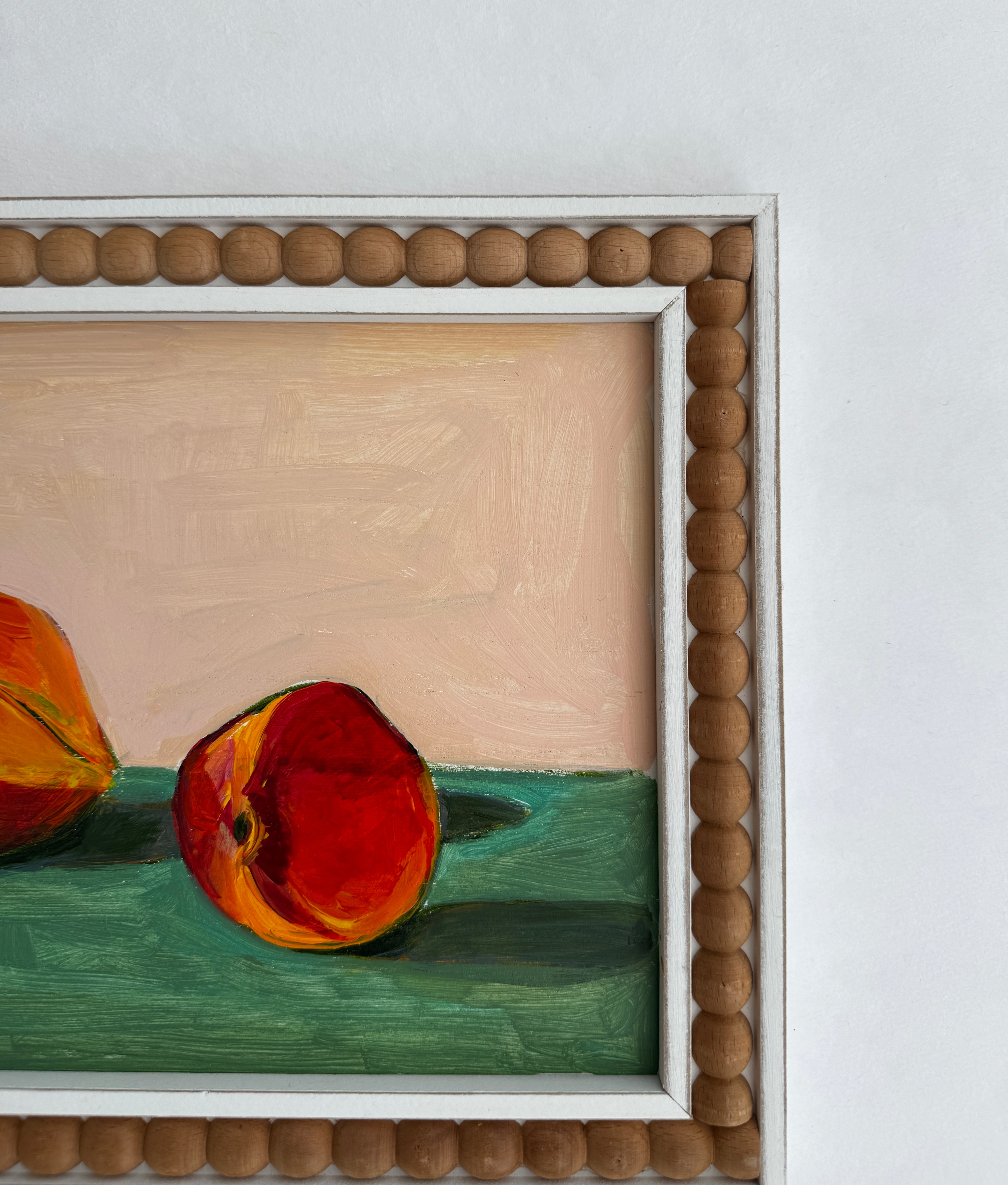 Peaches with Matisse - Blush and Green