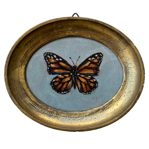 Monarch on Blue