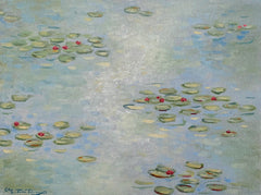 Monet Inspired Water Lillies