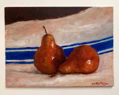 Pears on Kitchen Linen