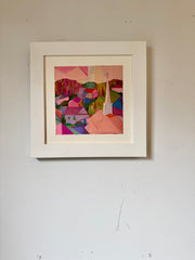 Pink Church with Trees