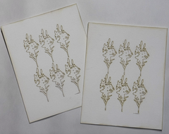 Lilies Grid Laser Print 1