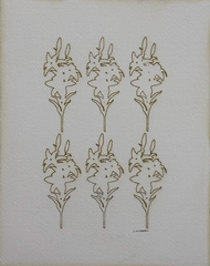 Lilies Grid Laser Print 1