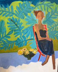 Sitting with the Palms