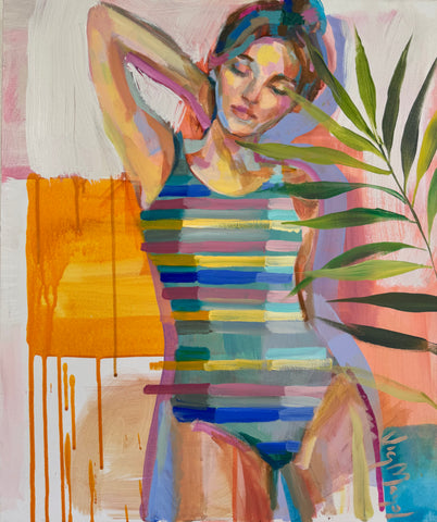 Striped Swimsuit