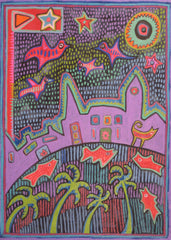 Charleston Mola on Black Background