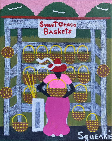 Basket Lady (Red Hat)