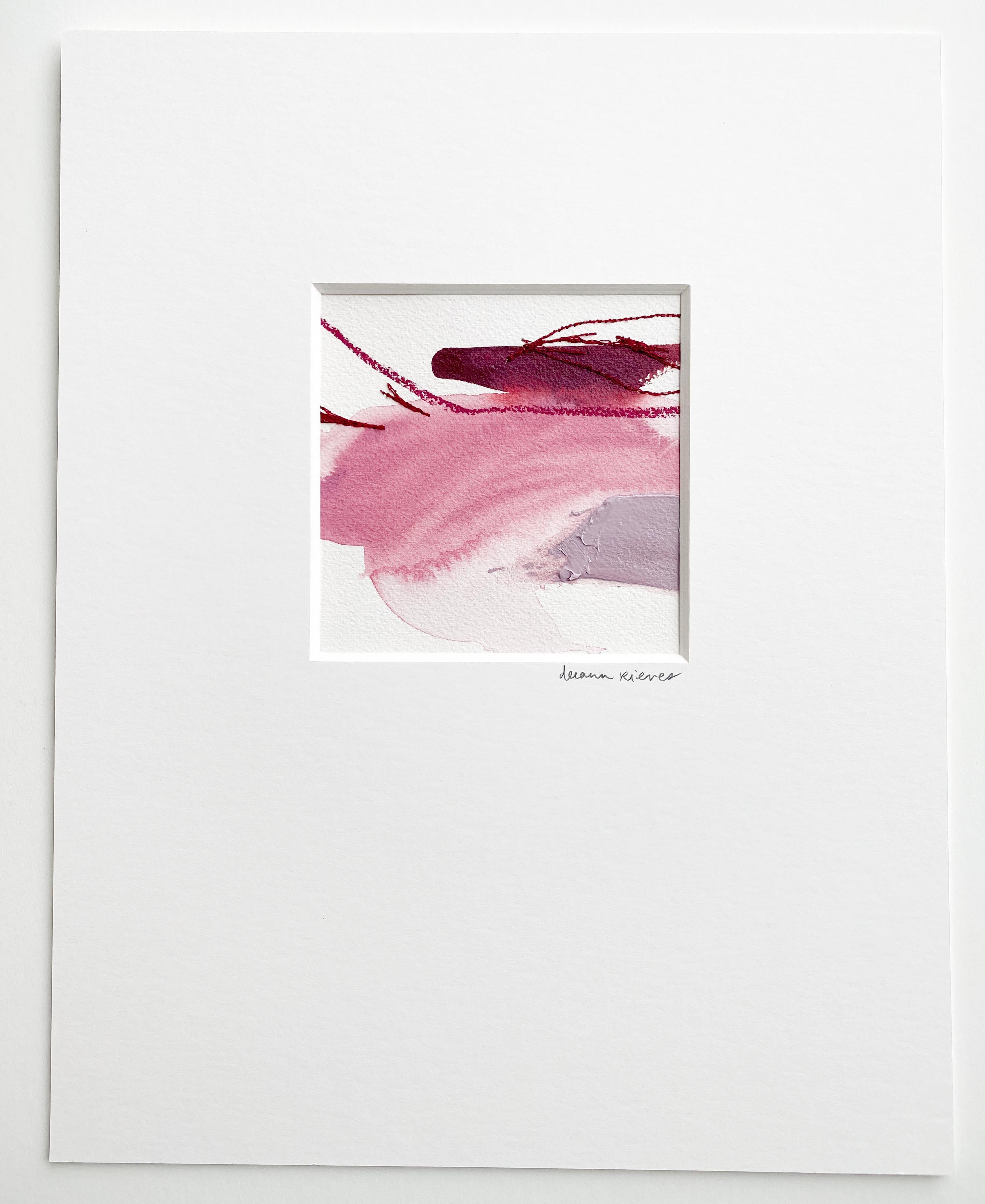 Color Study in Red Violet 2