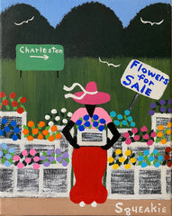 Flower Lady (Blue Sign)