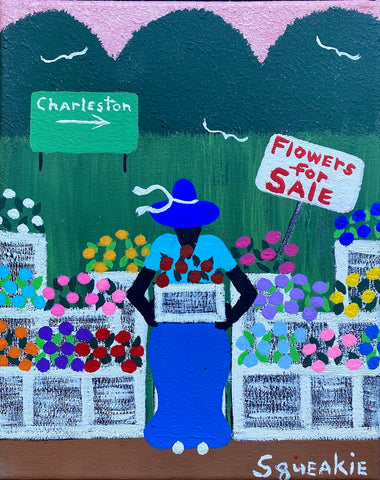 Flower Lady (Red Sign)