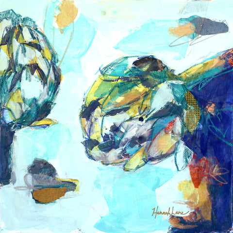 Blue Artichoke Study