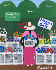 Flower Lady (Blue Sign)