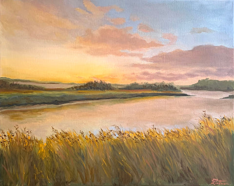 Marsh at Sunset