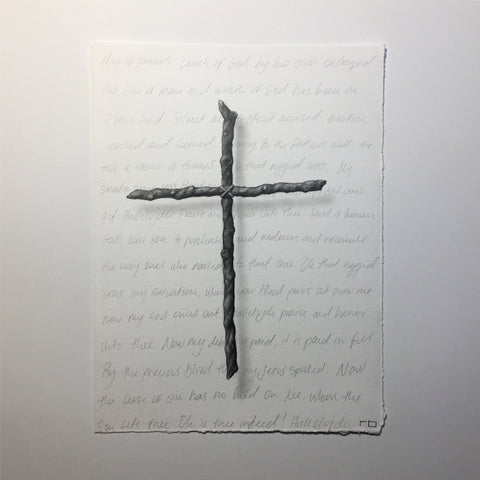 Cross With Writing