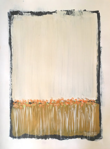 Landscape Study in Ochre