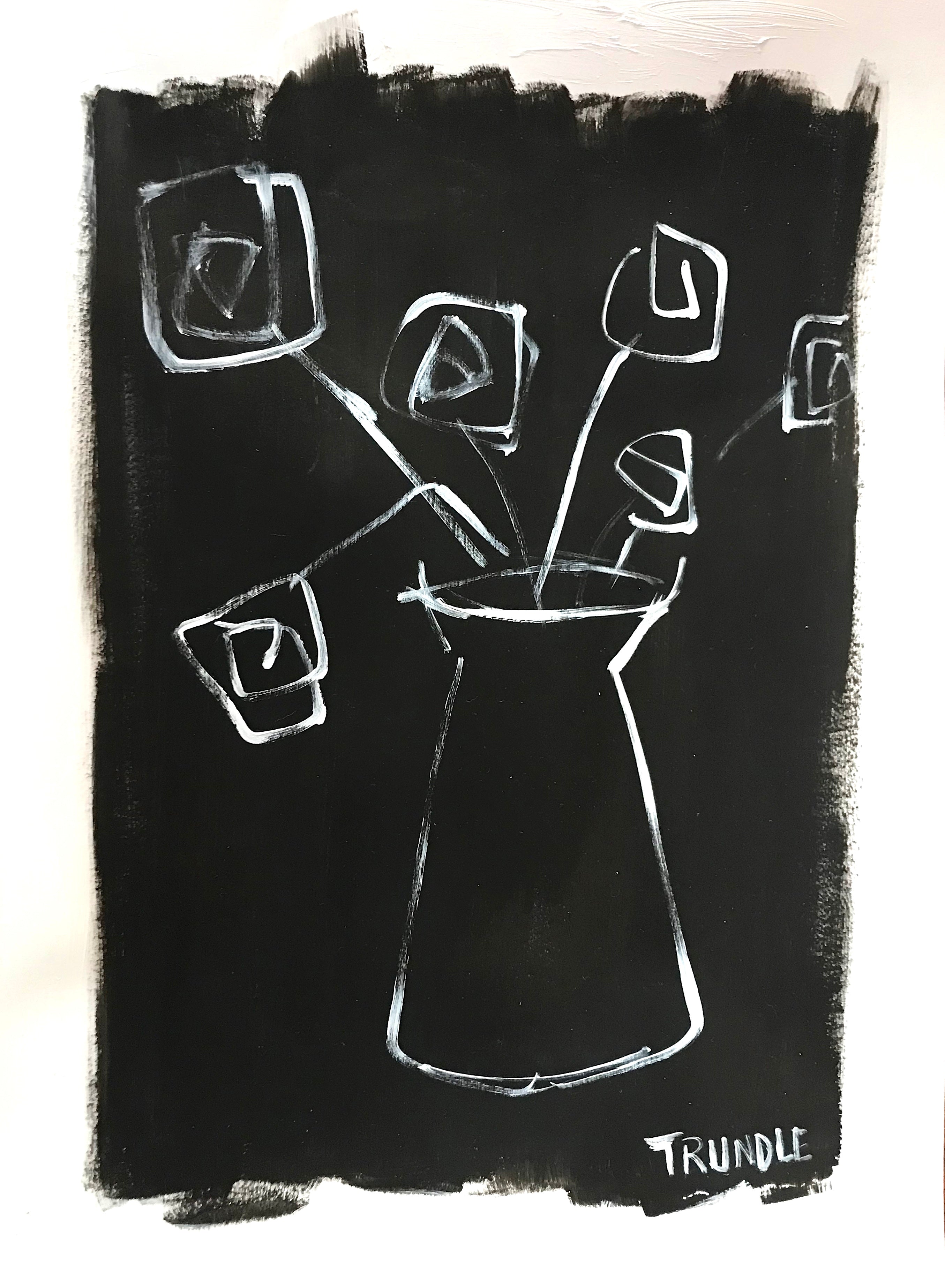 Vase in Black and White