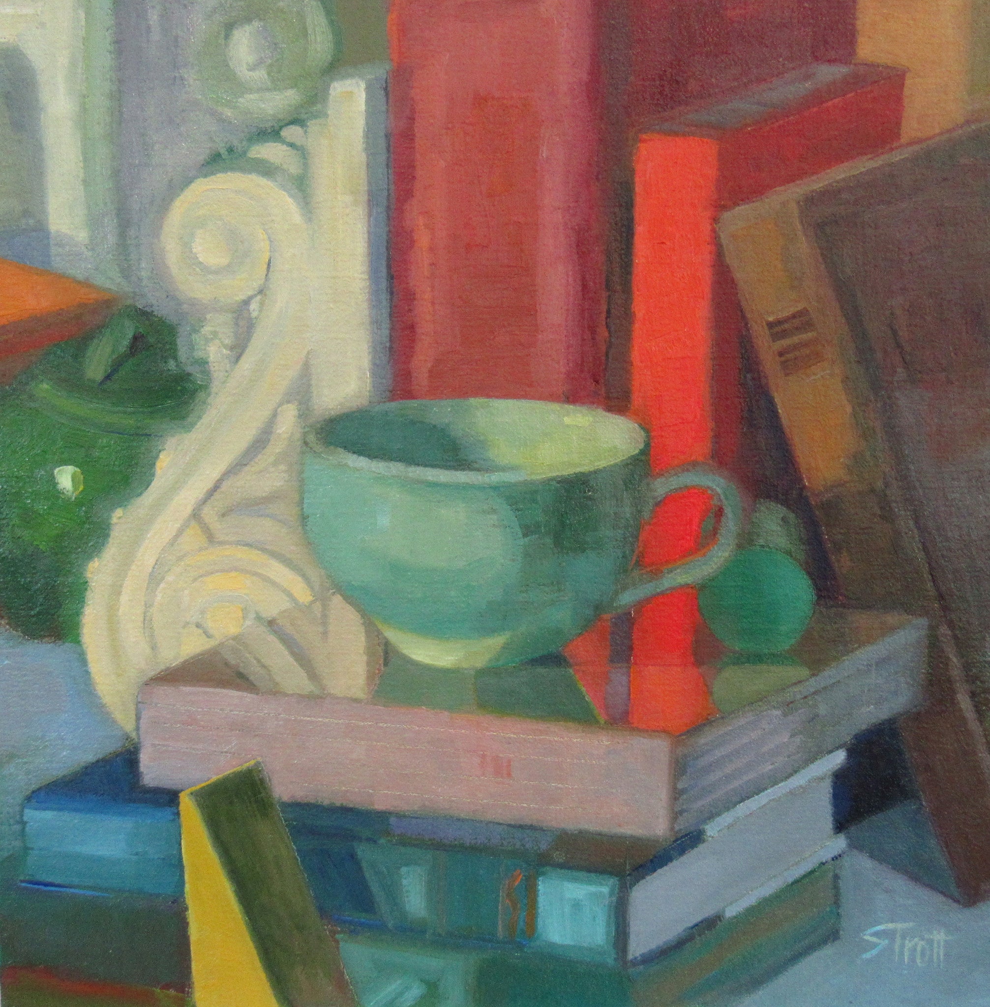 Cup and Books
