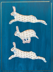 White Leaping Hare II