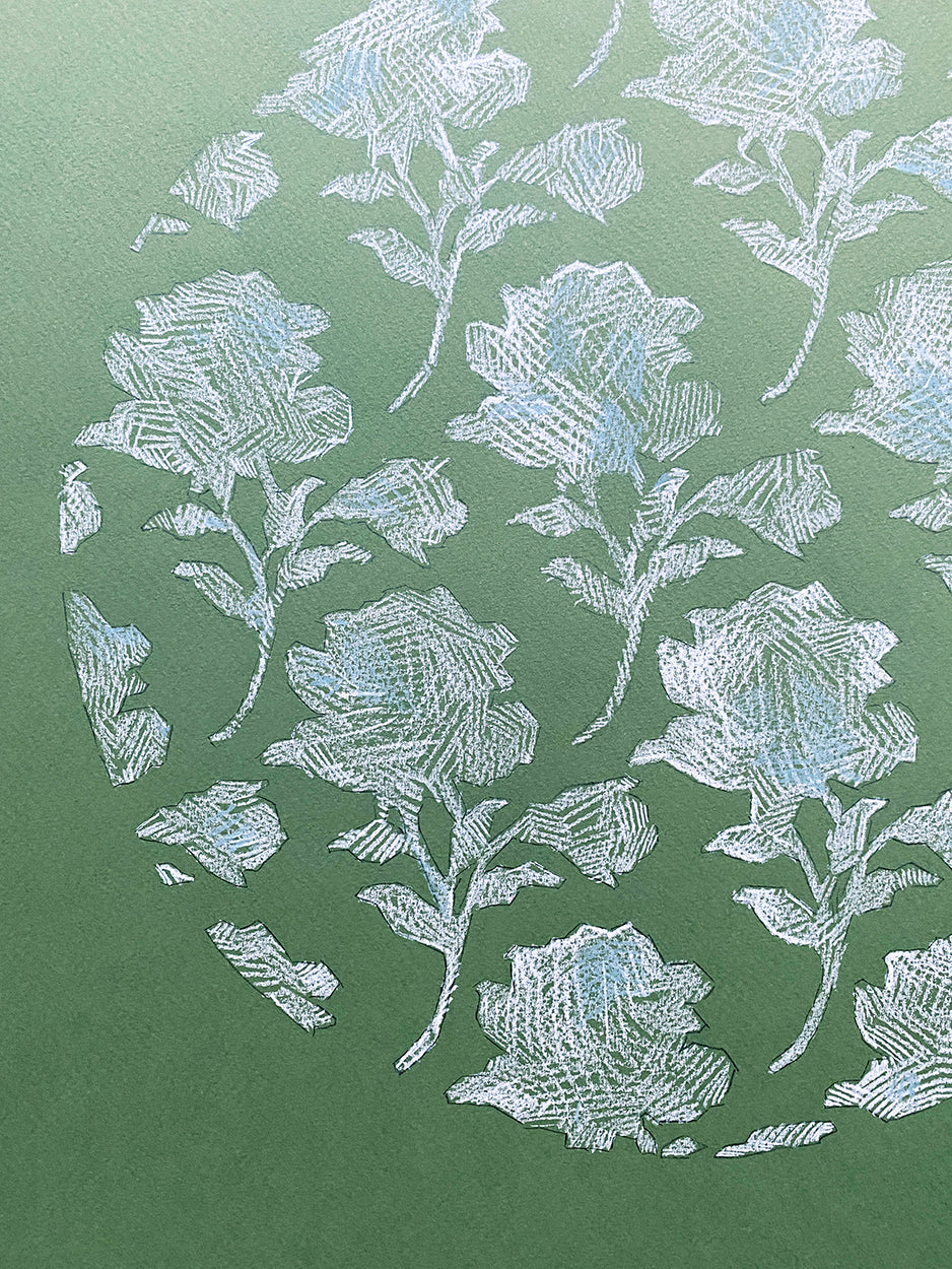 Green Rose Disk